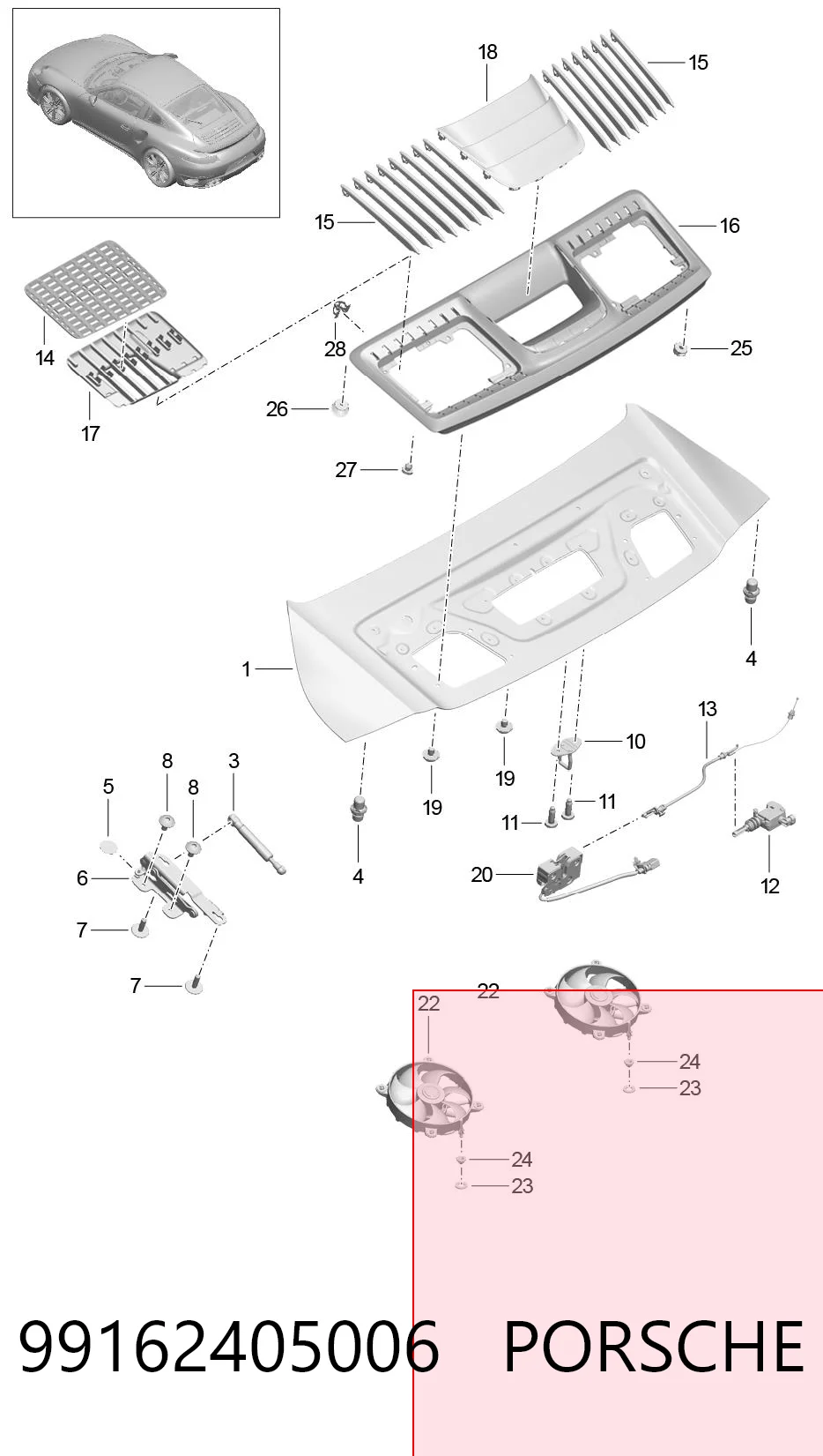 99162405006 Porsche 