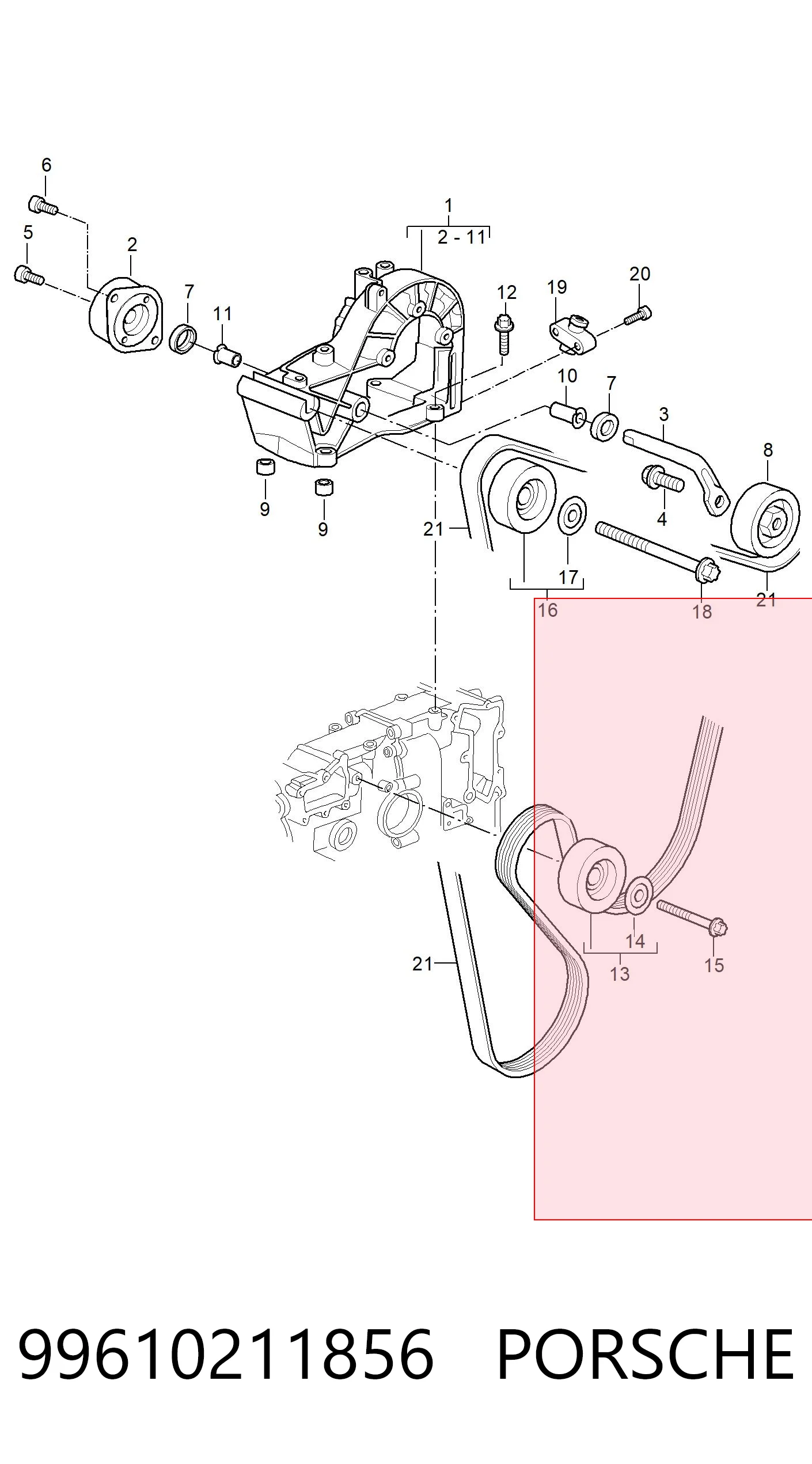 99610211856 Porsche 