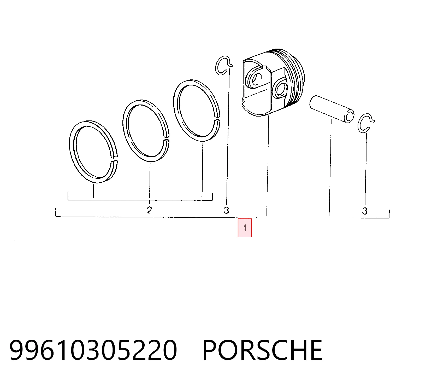 99610305220 Porsche 