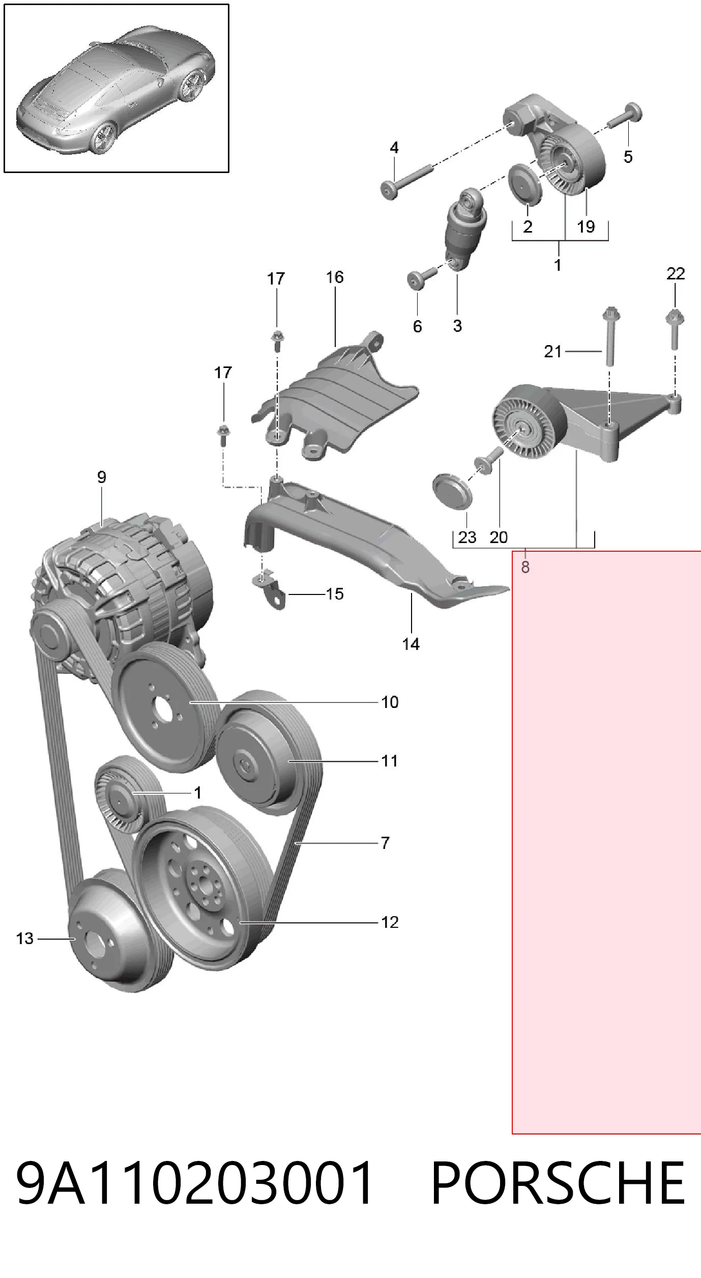 Ролик приводного ременя, паразитний Magneti Marelli MPQ1378