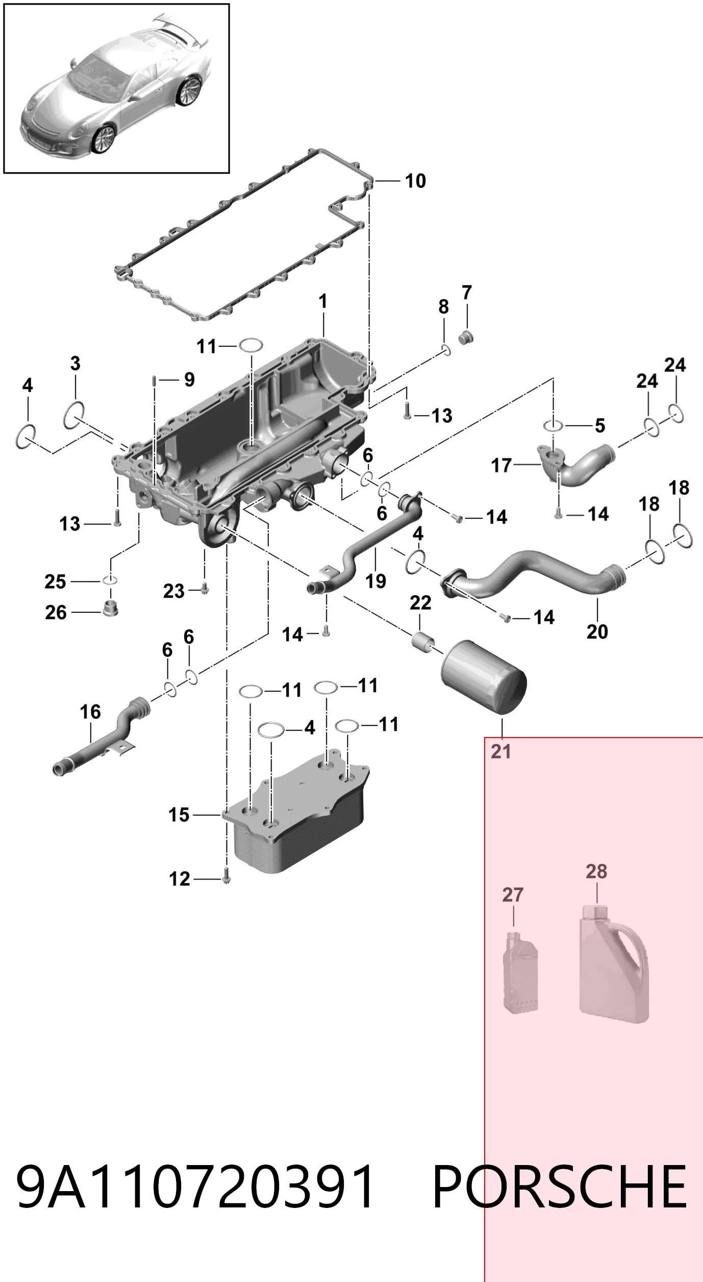 9A110720391 Porsche 