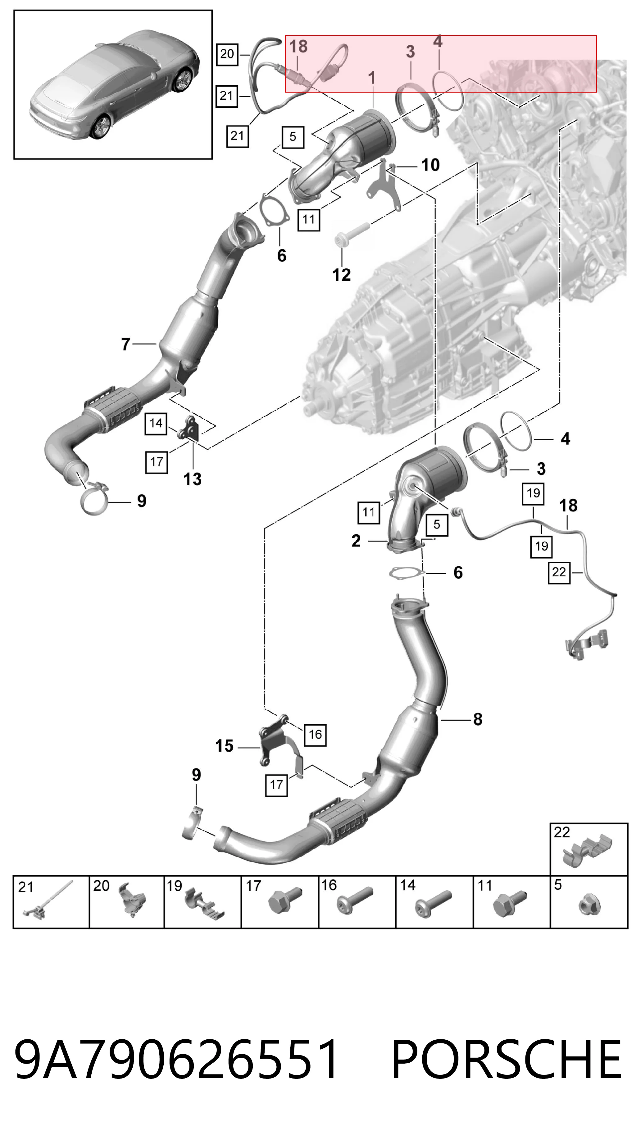 9A790626551 Porsche 