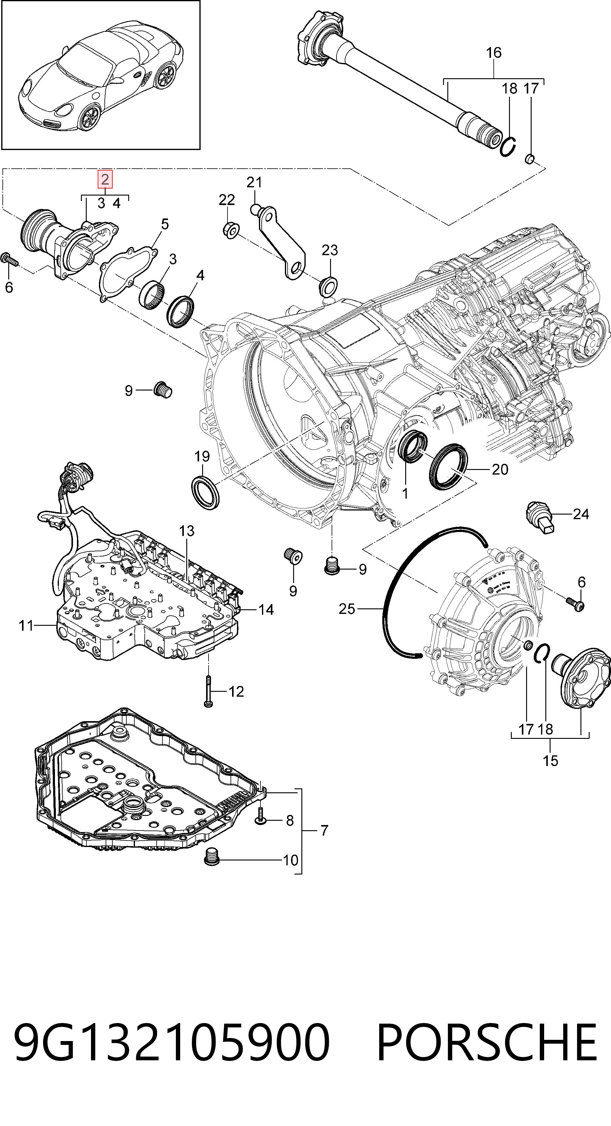 9G132105900 Porsche