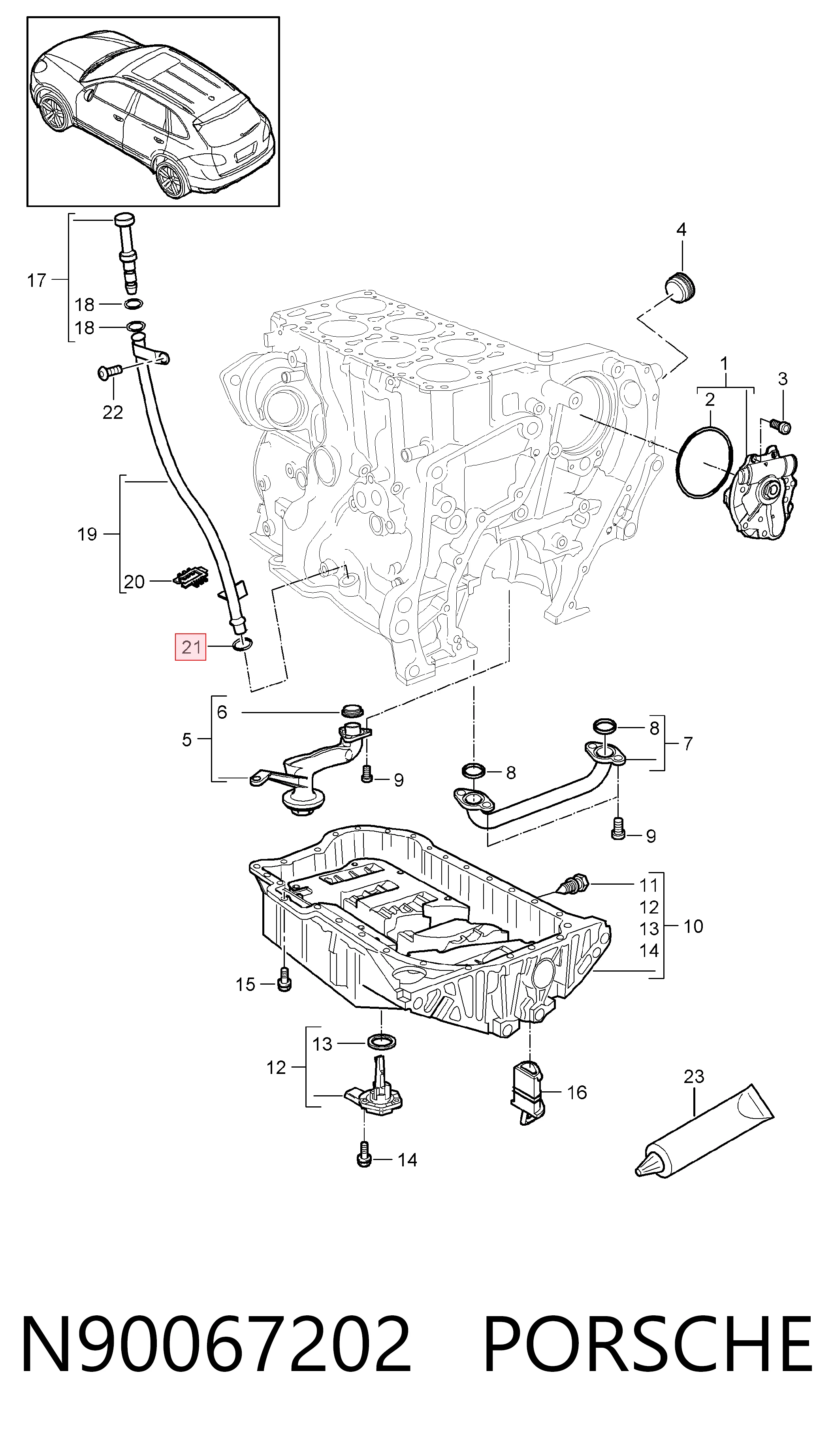 A0009978103 Mercedes Прокладка шланга подачі масла до турбіни
