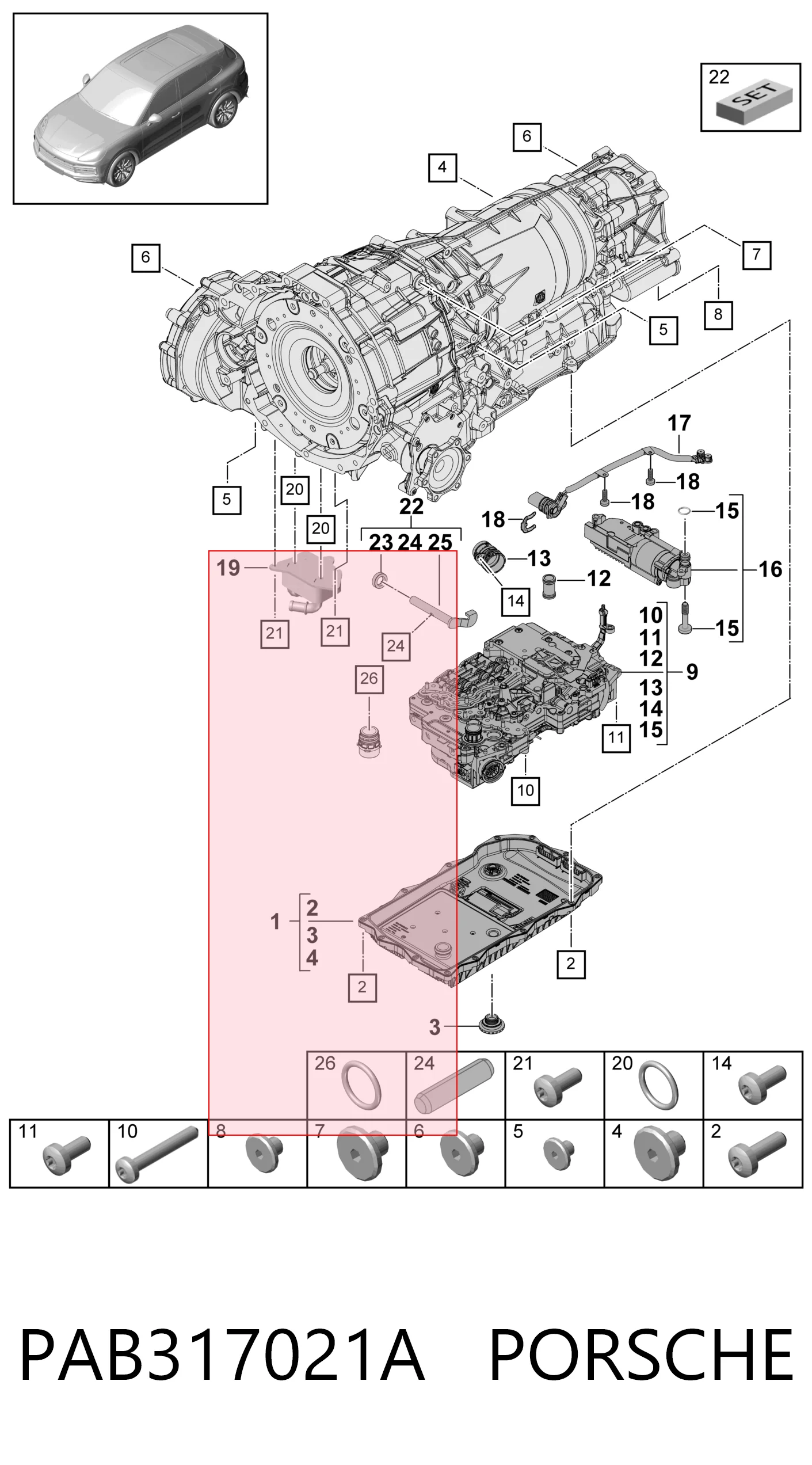 PAB317021A Porsche 