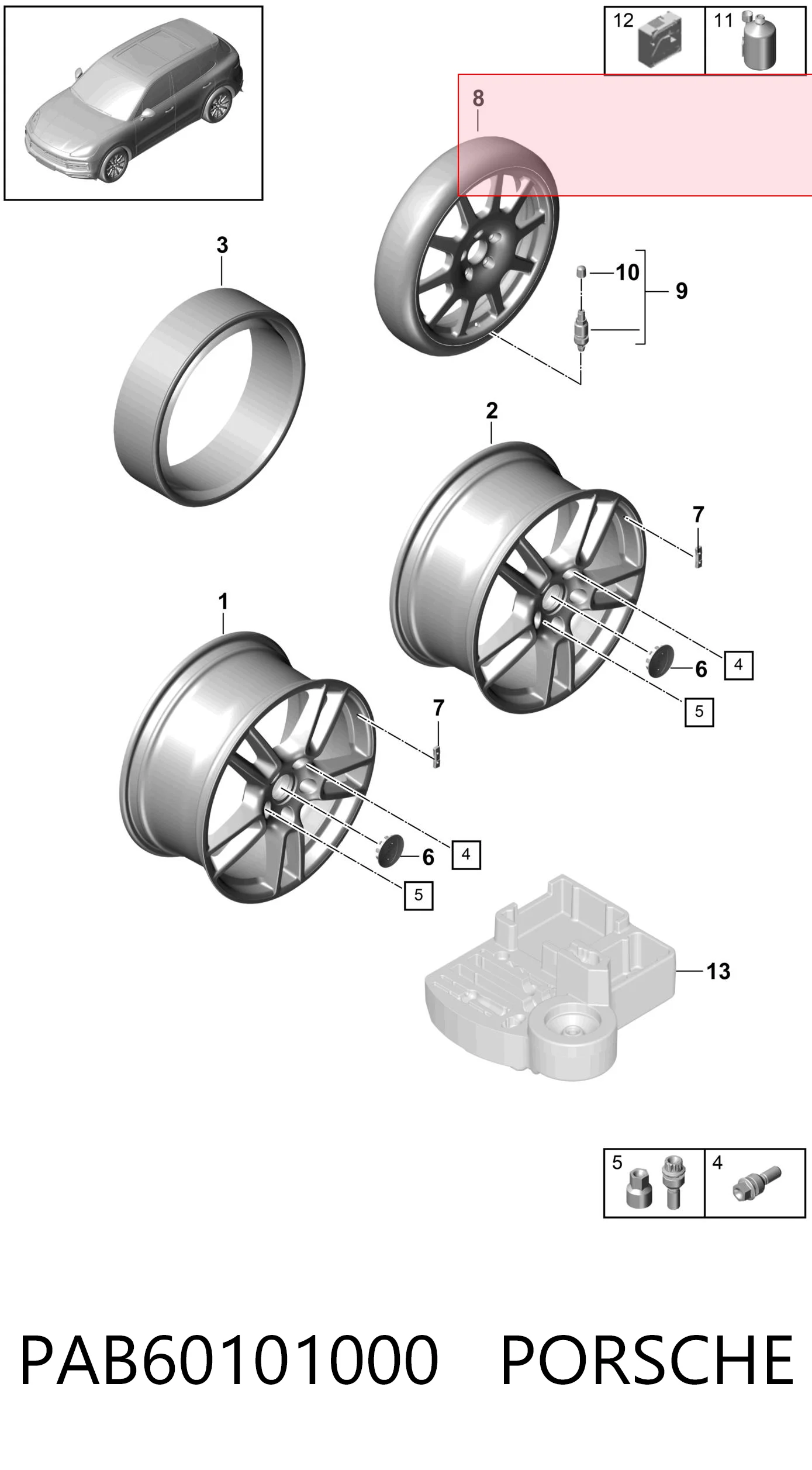 PAB60101000 Porsche