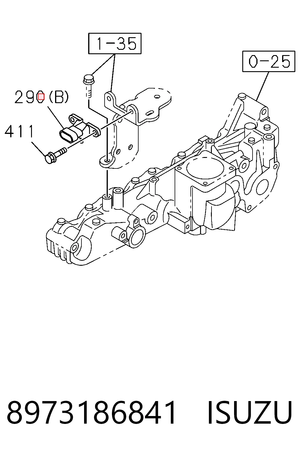 8973186841 Isuzu Манометри