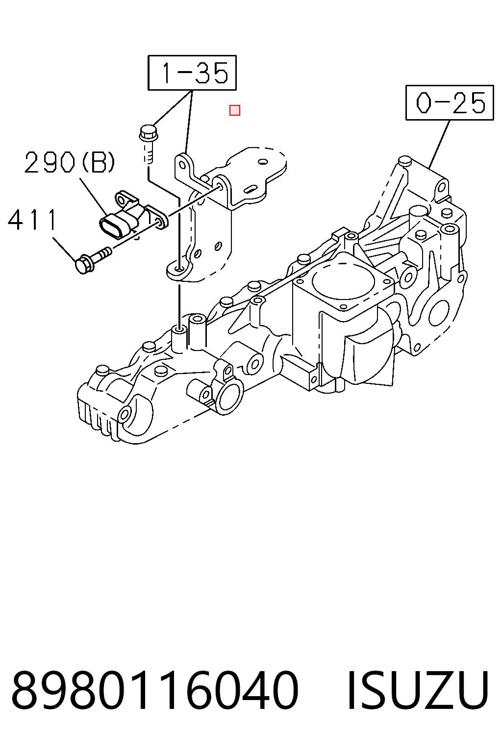 8980116040 Isuzu 