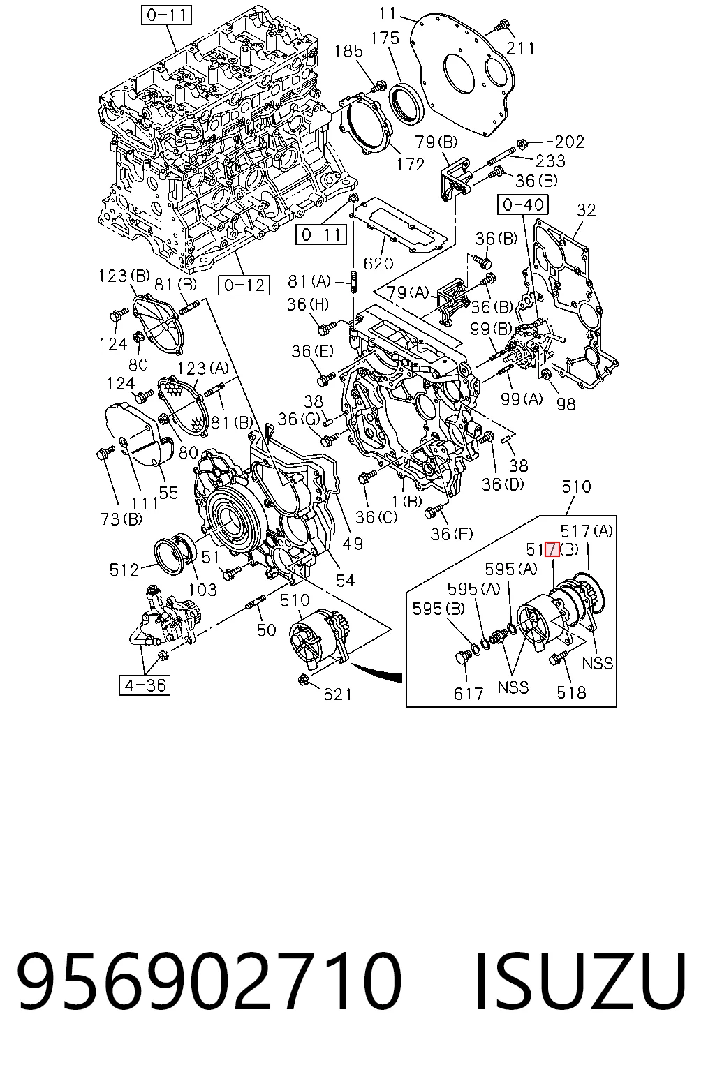 Ущільнювальне кільце, універсальне General Motors 95690271