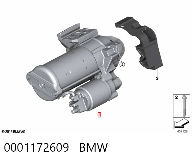 Стартер автомобільний Bosch 1986S01049