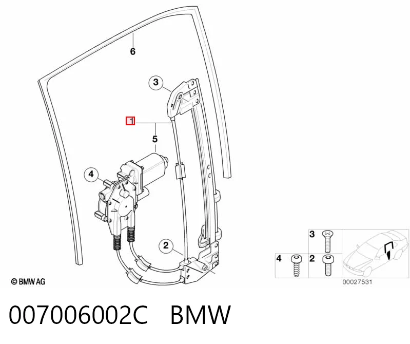 ACQ0231 Magneti Marelli Склопідйомник задніх лівих дверей