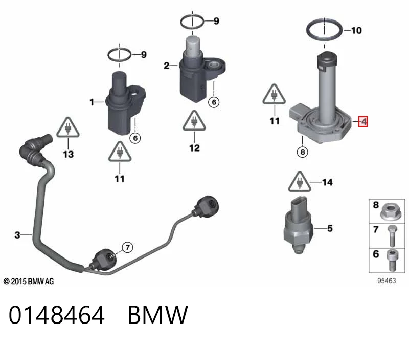 0148464 BMW Датчик рівня мастила