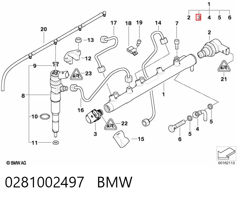 0281002497 BMW Манометри