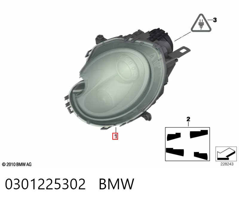 Купити LPM011 Magneti Marelli Права блок фара