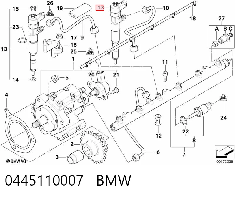 445110029 Bosch Форсунка вприску палива