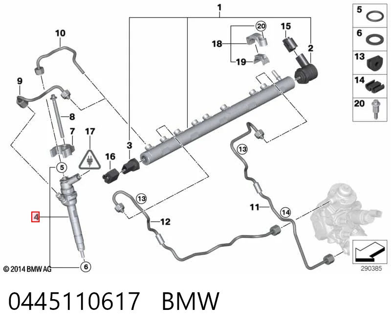 986435244 Bosch Форсунка вприску палива