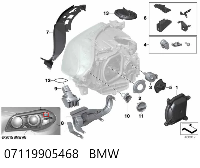 Лампочка переднього габариту Opel 13503444