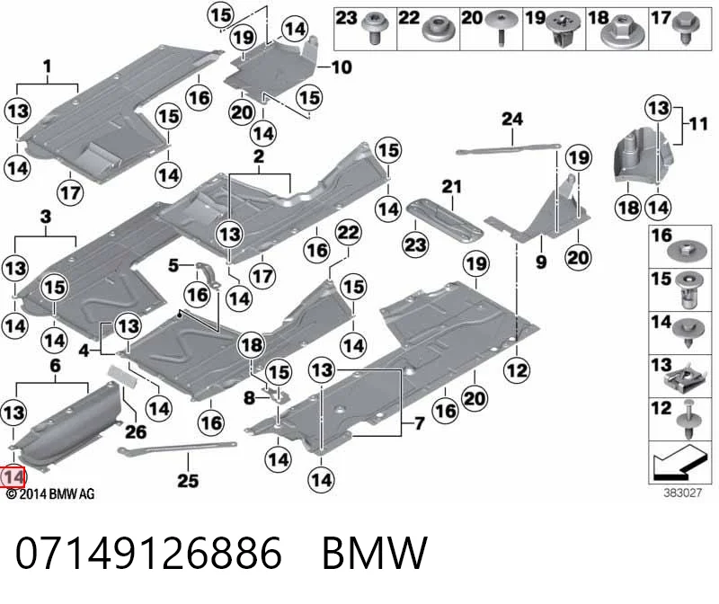 07149126886 BMW Саморіз