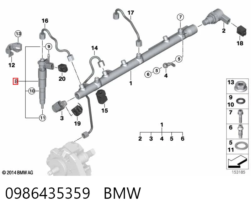 Форсунка інжектора Bosch 986435359