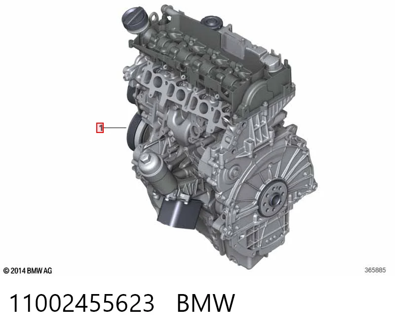 Мотор в зборі на BMW 3  F30, F80