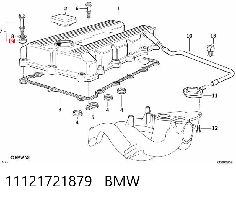 Купити Прокладка клапанної кришки BMW X5  E53