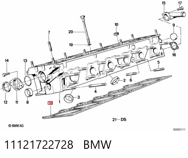  Прокладка ГБЦ BMW 5 