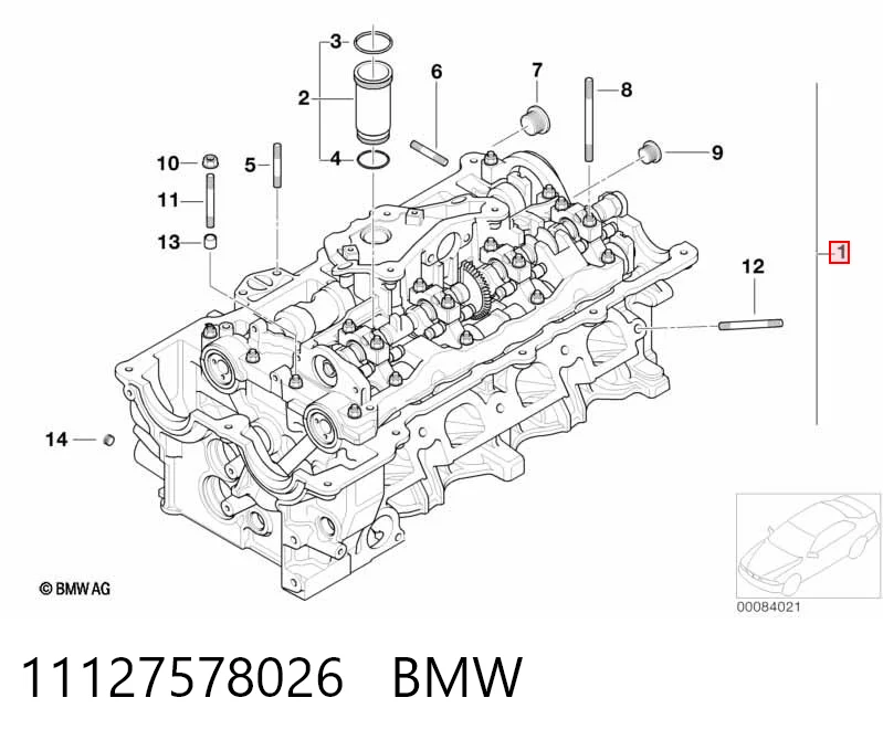 Головка циліндрів на BMW 1  E81