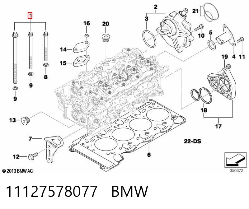 Болт головки блока циліндрів, ГБЦ FAI B1723 ціна, від 24.30 USD