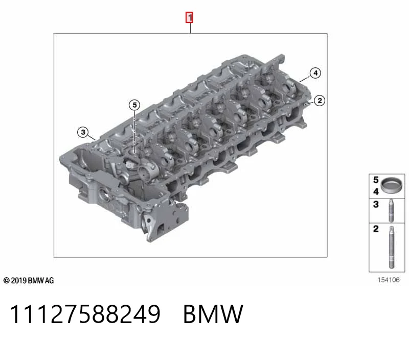Головка двигуна BMW X6 позашляховик (E71) (2008 - 2014) ціна, від 336.75 USD