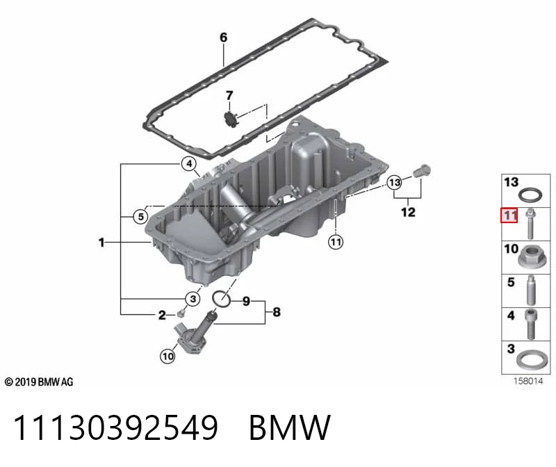 3M103001 AND Болт піддона картера