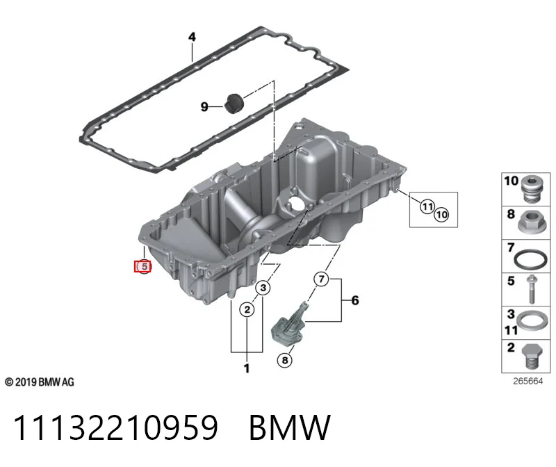 Купити 3M103001 AND Болт піддона зливний