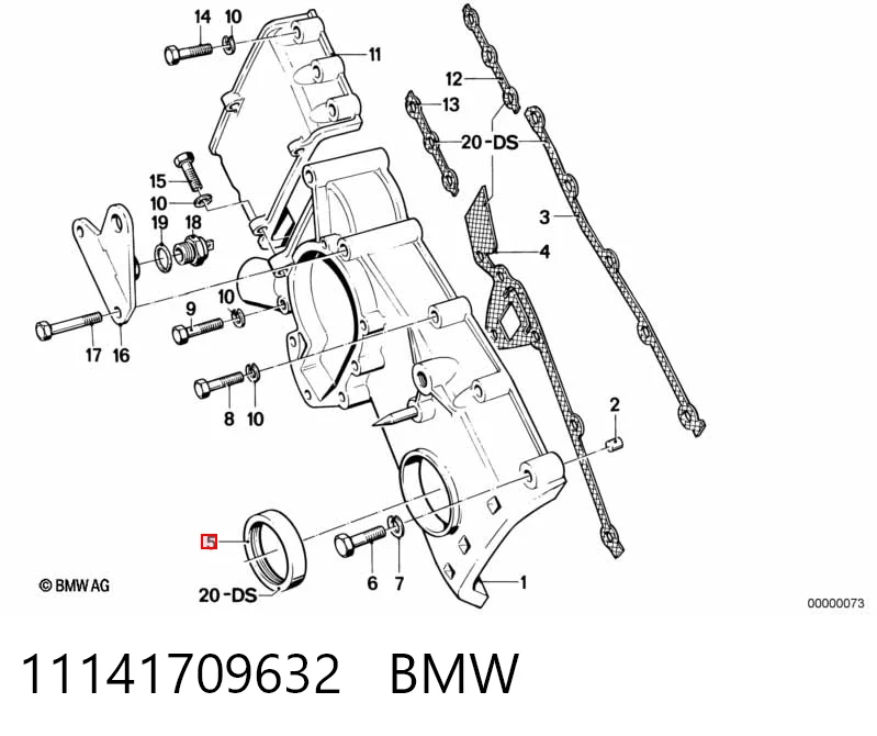Сальник колінвала передній Payen NB432