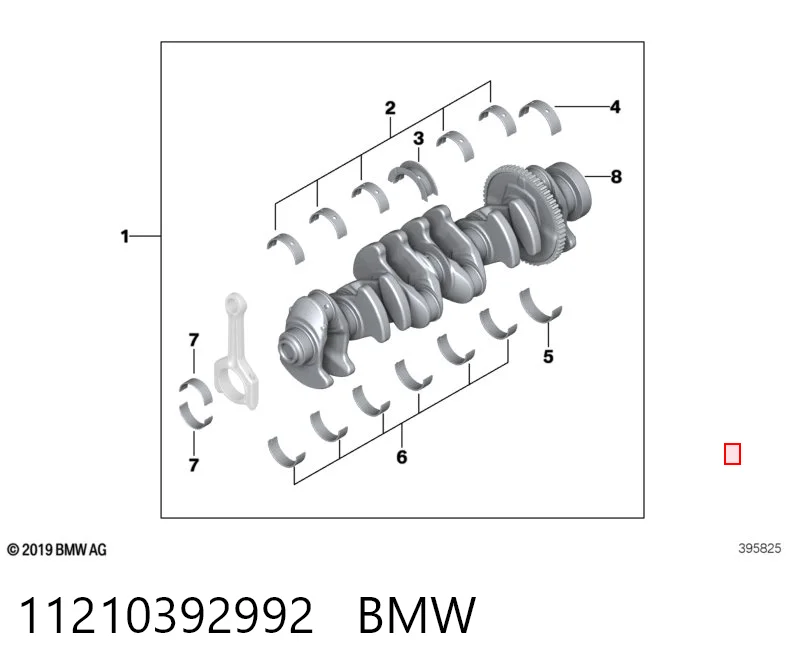 Вал колінчастий і маховик BMW 3 седан (E90) (2004 - 2013) ціна, від 942.08 USD