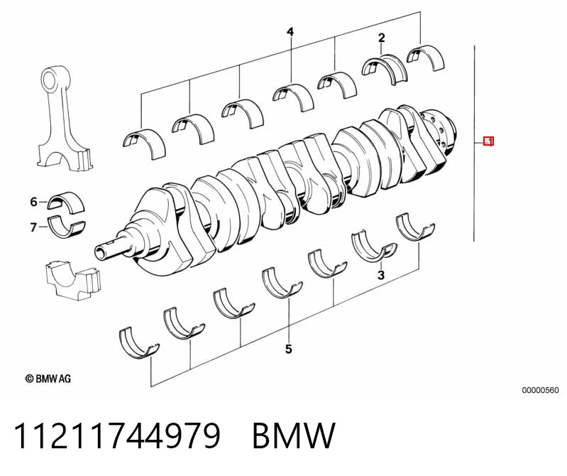 Колінчастий вал BMW 3 