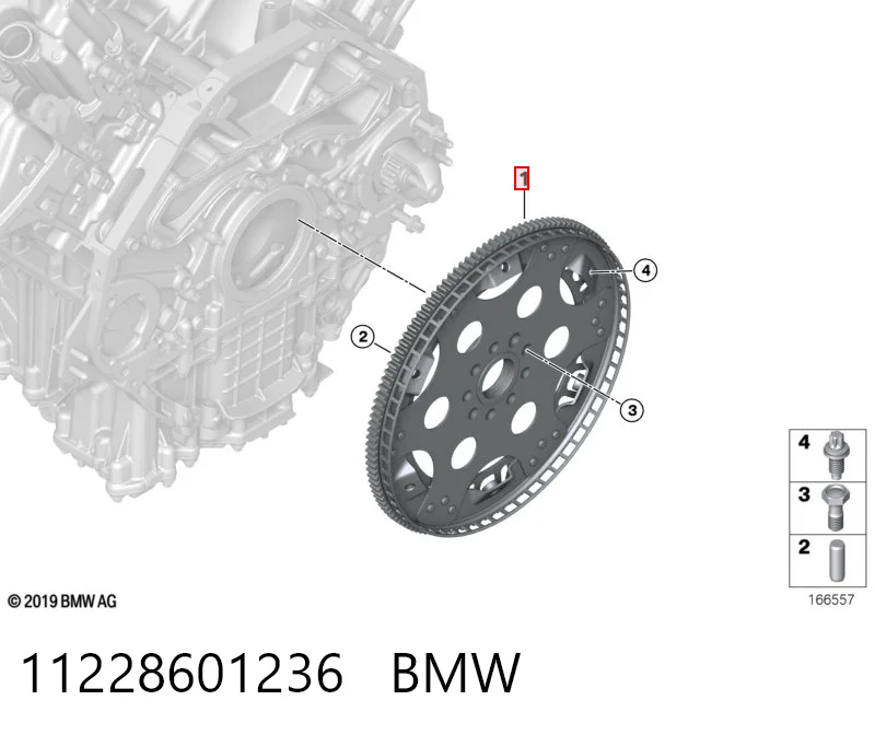 Демпферний маховик на BMW 7  F01, F02, F03, F04