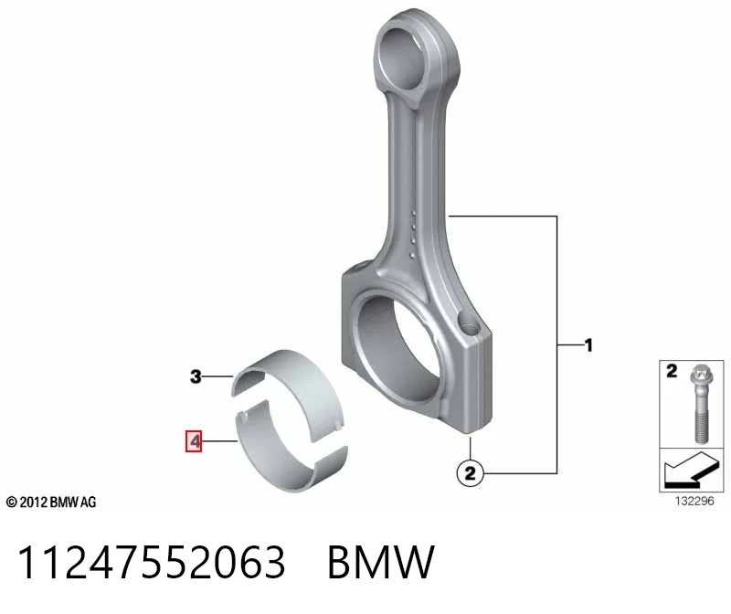 11247552063 BMW Підшипник шатуна