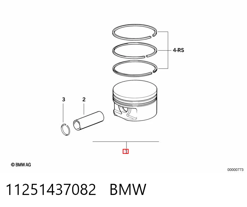 Поршень в зборі Mahle Original 831000 ціна, від 25.34 USD
