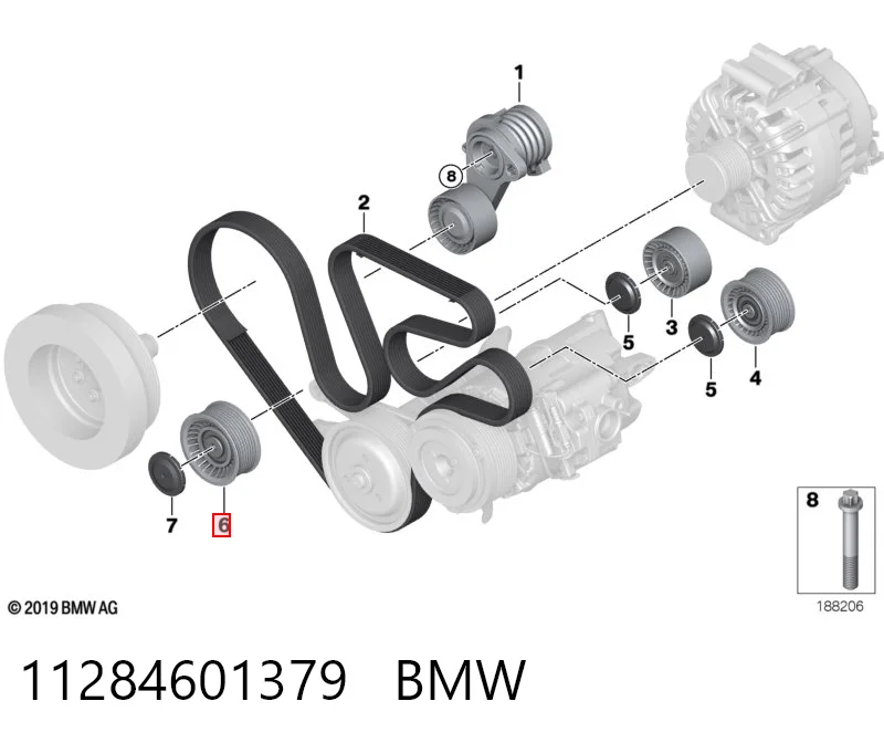 Ролик приводного ременя, паразитний AND 3M905014 ціна, від 16.05 USD