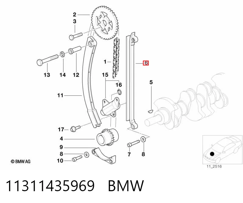 Заспокоювач ланцюга ГРМ Hans Pries (Topran) 502609755 ціна, від 11.18 USD