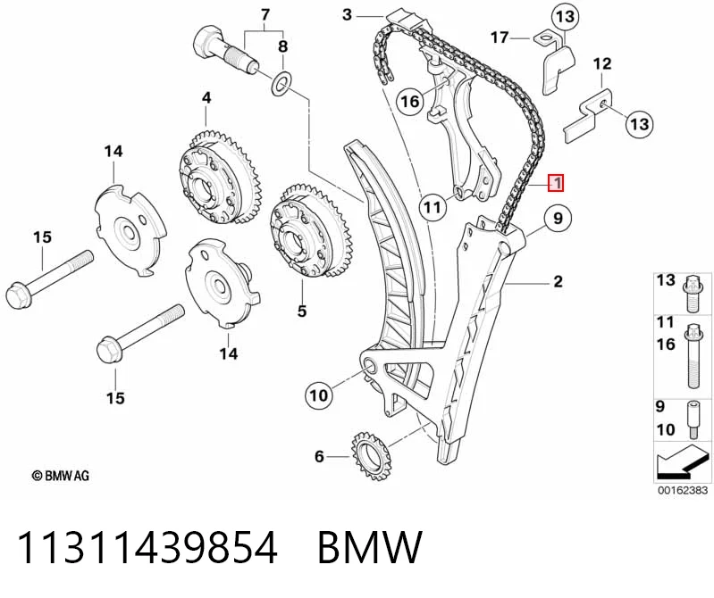 Купити Ланцюг ГРМ BMW X3  E83
