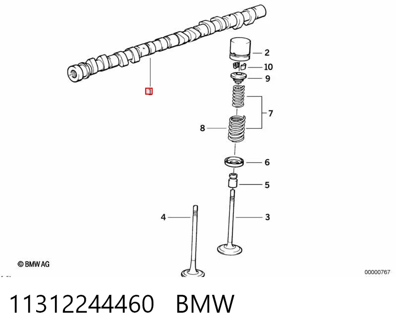  Розподільний вал Land Rover Range Rover 2