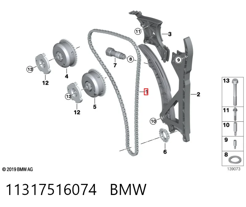 Ланцюг Borg-Warner 5066244 ціна, від 43.70 USD