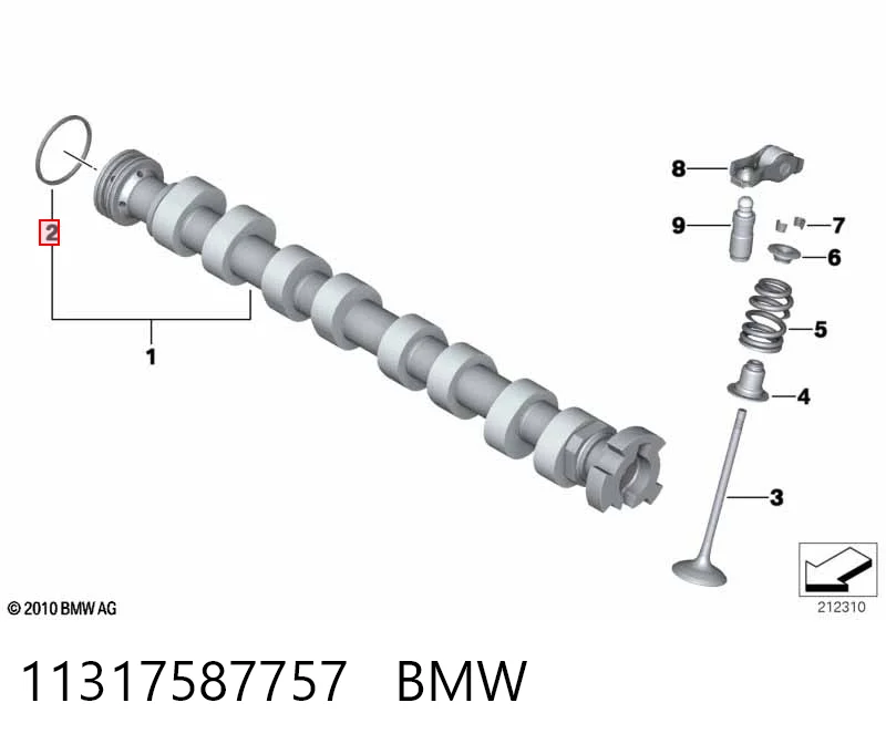 Сальник двигуна, распредвала BMW 7 седан (E38) (1994 - 2001) ціна, від 4.94 USD