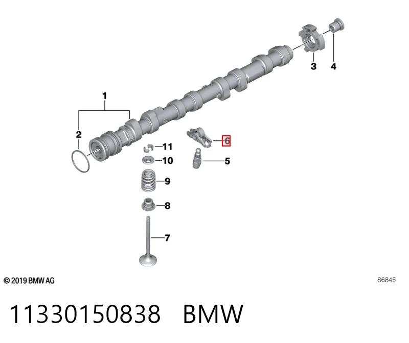 Рокер клапана BMW 3 седан (E46) (1998 - 2005) ціна, від 6.33 USD