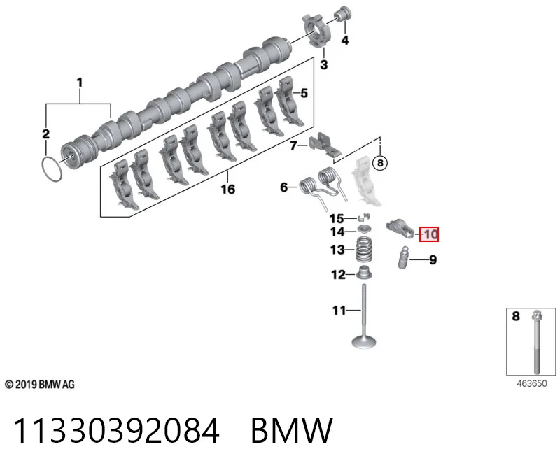 Рокер клапана BMW X3 позашляховик (E83) (2004 - 2010) ціна, від 11.27 USD