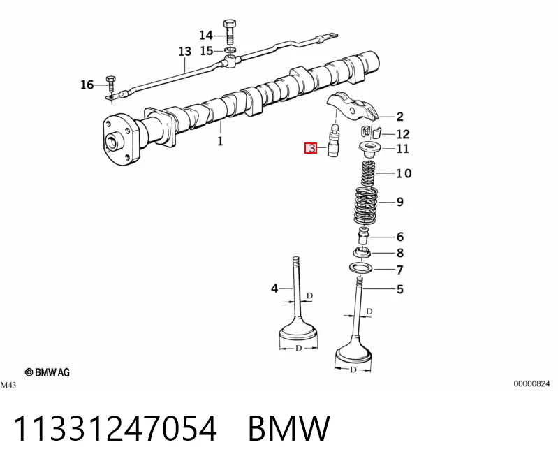 11331247054 BMW Гідрокомпенсатор