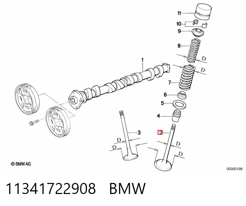 Клапан впускний Freccia 4692S ціна, від 10.53 USD