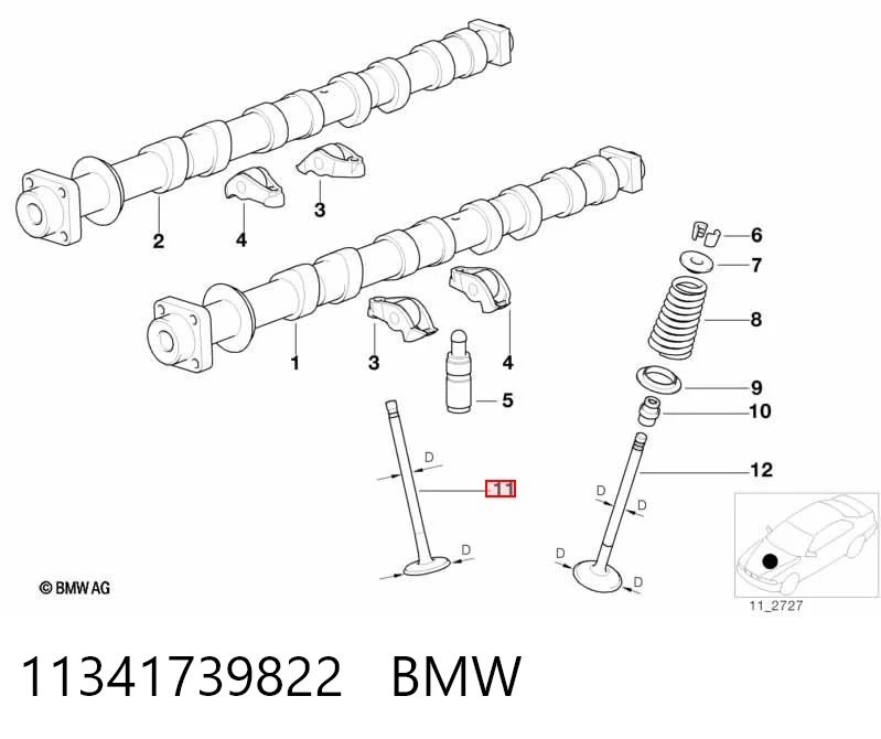 Клапан впускний Gunes 0510 ціна, від 6.13 USD