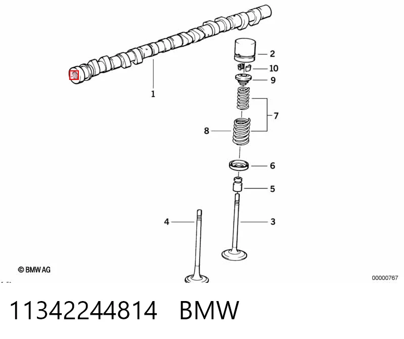 Клапана і штовхачі Gieffe 0098BMCR