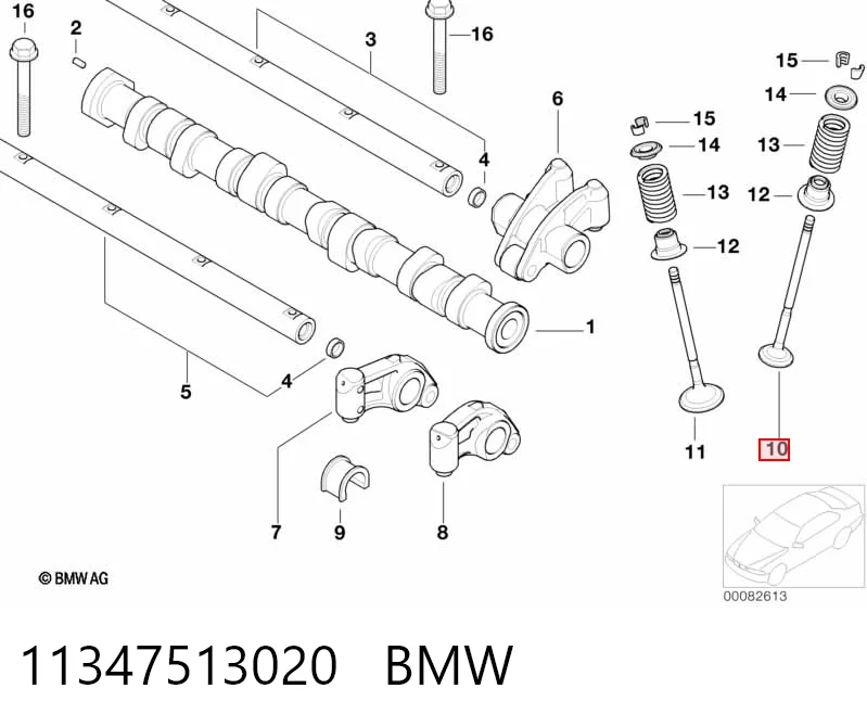 Купити 3408BMCR Gieffe Клапан випускний